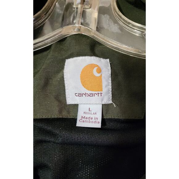 Carhartt storm defender loose fit jacket olive green L - Picture 4 of 6